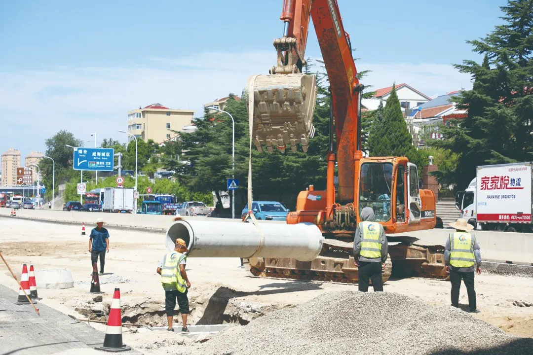 S201威东线温泉大街段大修改造工程启动！